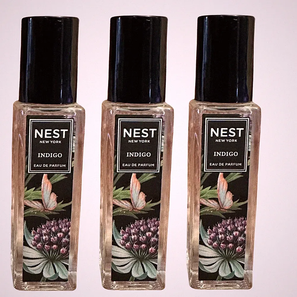 3 Pack NEST Fragrances Indigo Rollerball 0.2oz Travel Size Perfume