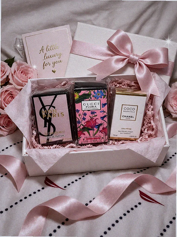 Luxury Mini Perfume Gift Set 💖 YSL, Gucci, Chanel Travel Size Bundle Authentic”