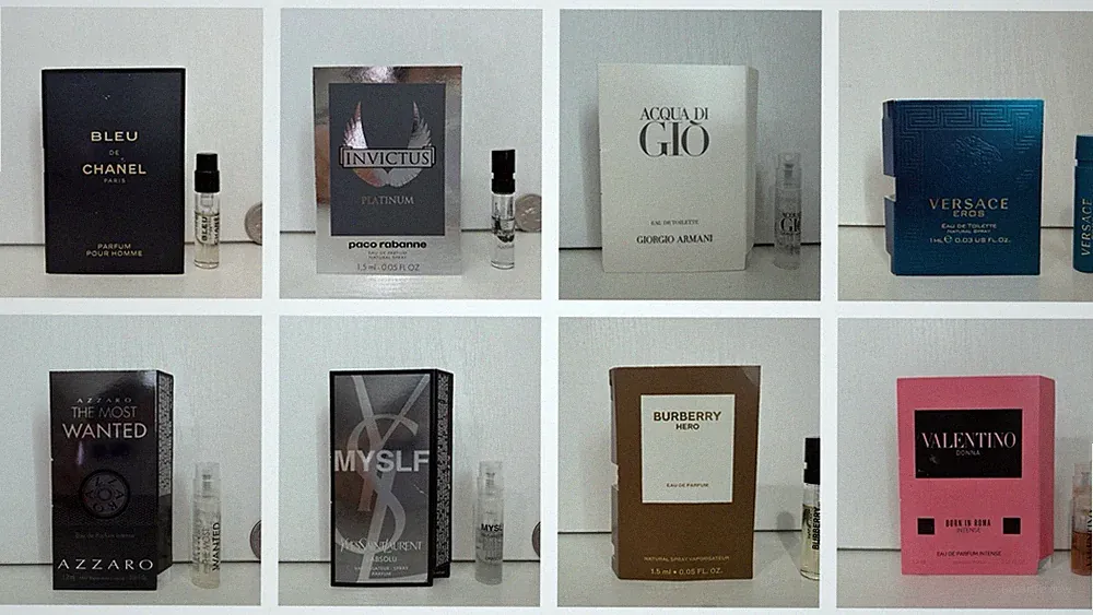 Men's cologne Perfume Sampler fragrance designer Travel-Size 8 PCS sampler set