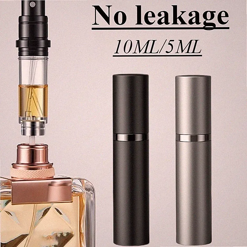 Mini Refillable Perfume Spray Bottles 5ml 10ml Atomizer Travel Cosmetic Vial