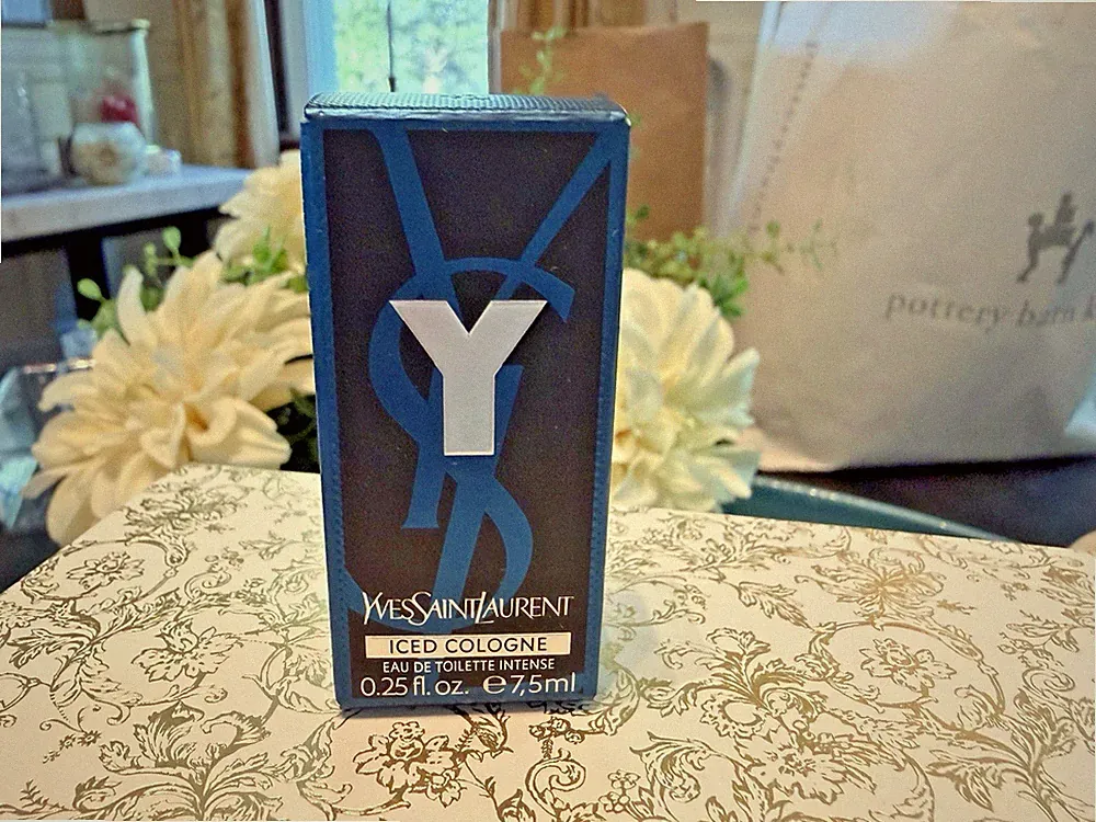 YSL Iced Cologne Fragrance travel+Bag+Birthday 🎂 Holiday set Men Wedding